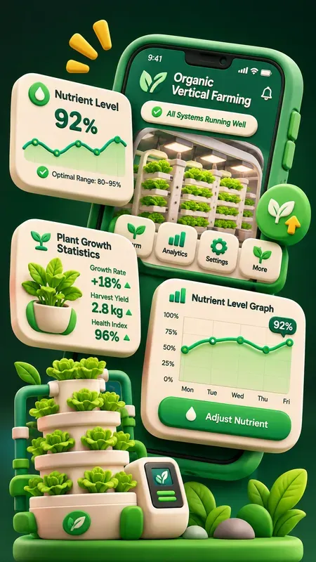 3D UI Mobile App Showcases