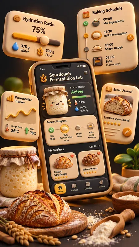 3D UI Mobile App Showcases