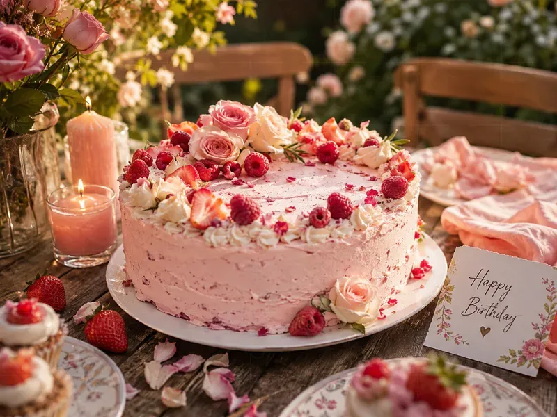 Real Birthday Cake Dessert Photos