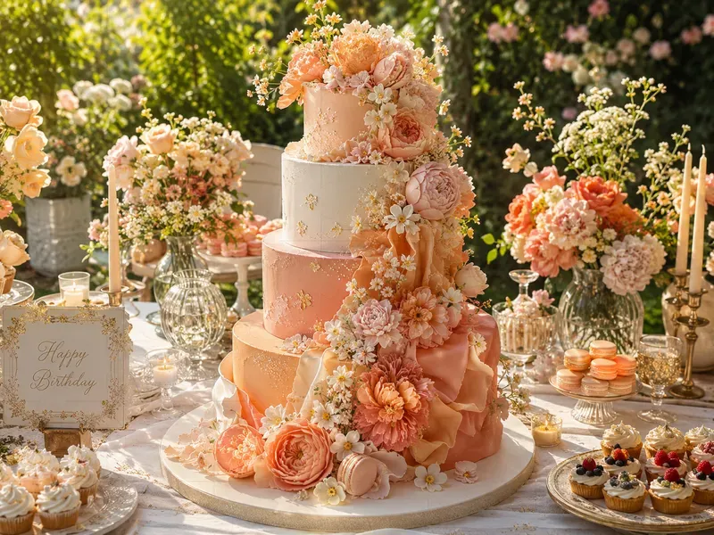 Real Birthday Cake Dessert Photos