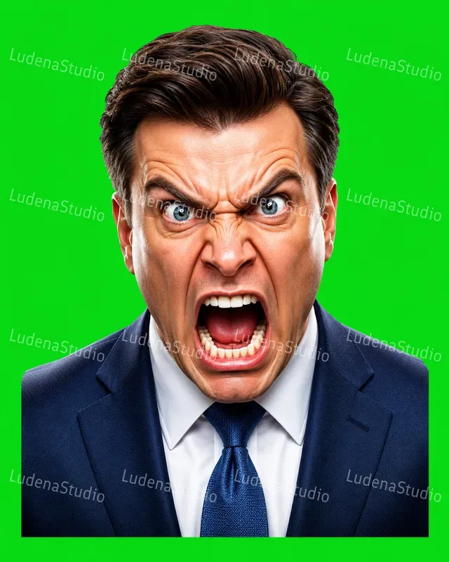 3D Clickbait Reaction Faces