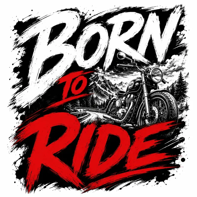 Bold Brush Typography Tees