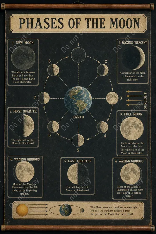 Vintage Classroom Chart Posters