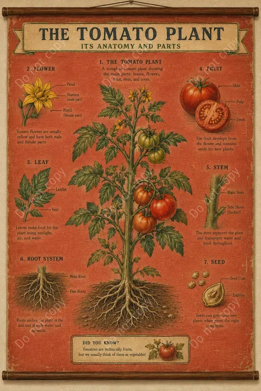 Vintage Classroom Chart Posters