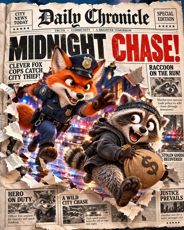 Funny Animal Newspaper Covers
