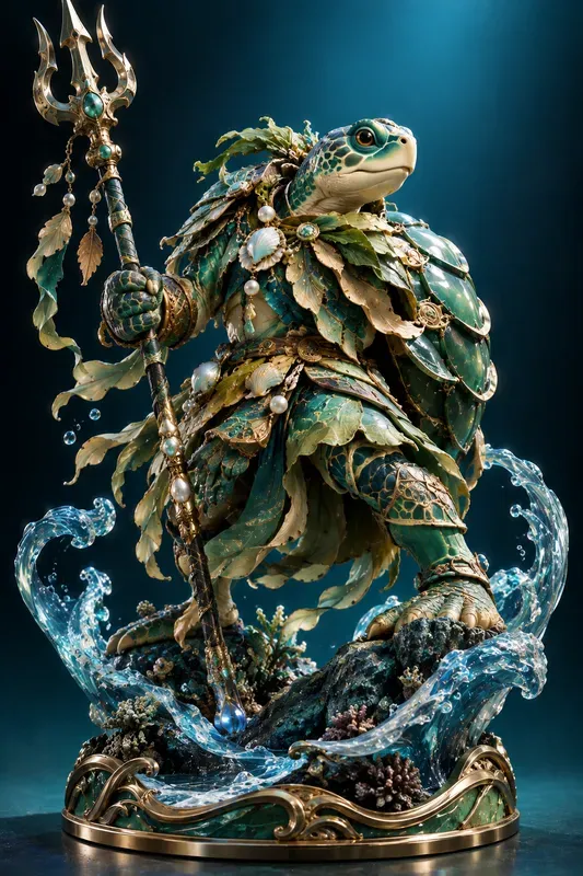 Ocean Depths Premium 3D Art Toys
