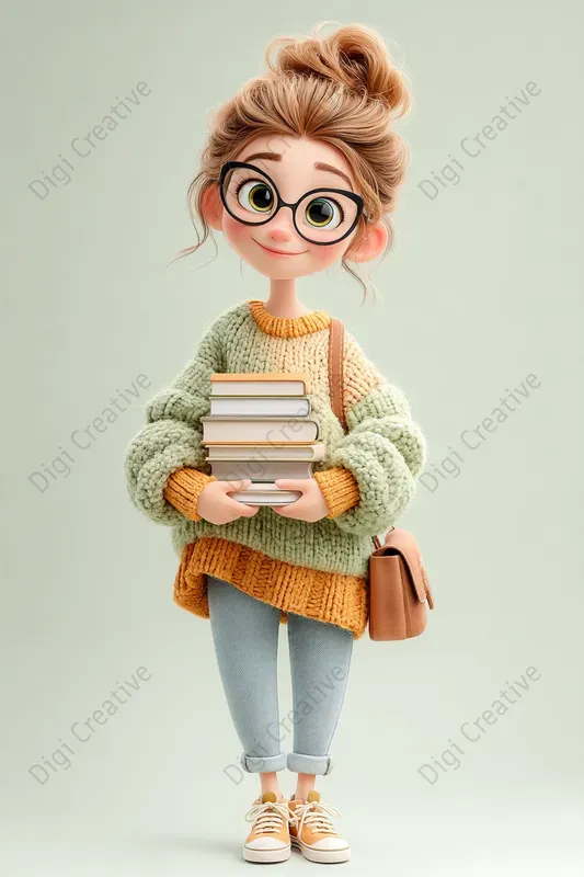 Charming Pixarstyle Character Portraits