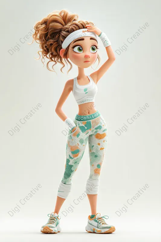 Charming Pixarstyle Character Portraits