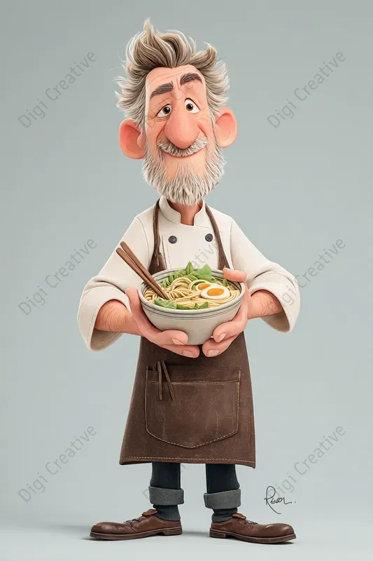 Charming Pixarstyle Character Portraits