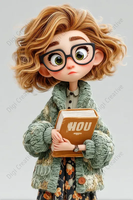 Charming Pixarstyle Character Portraits