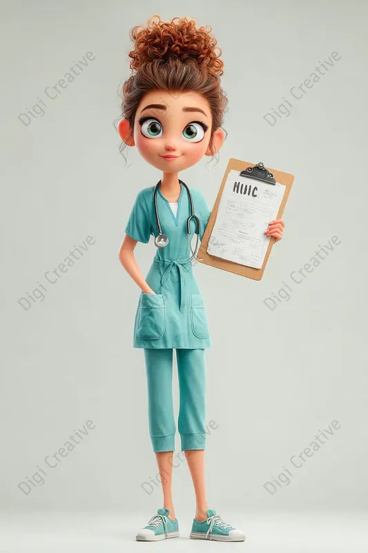 Charming Pixarstyle Character Portraits