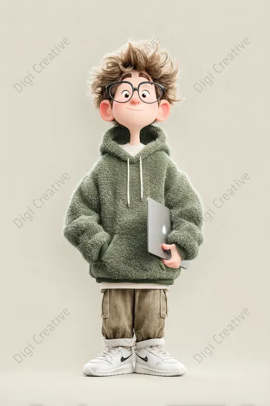 Charming Pixarstyle Character Portraits
