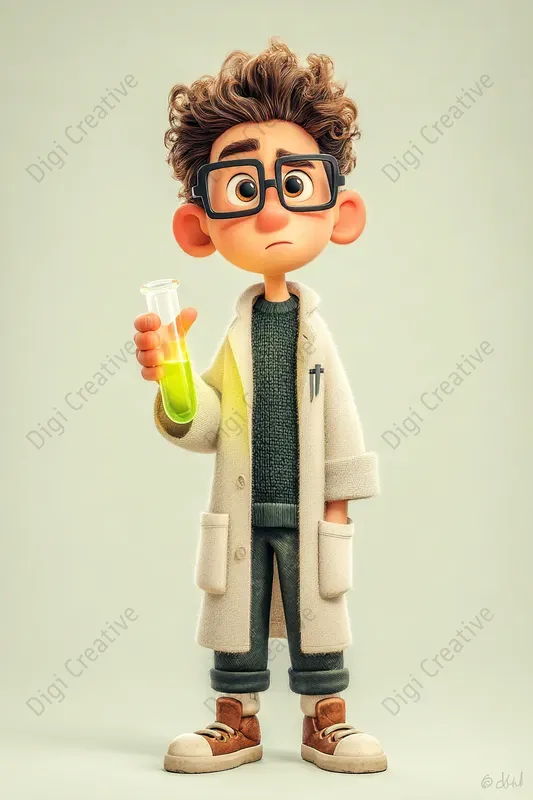 Charming Pixarstyle Character Portraits