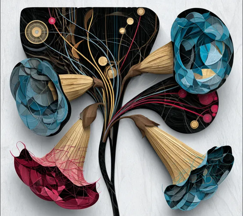 Modern Abstract Musical Illustrations