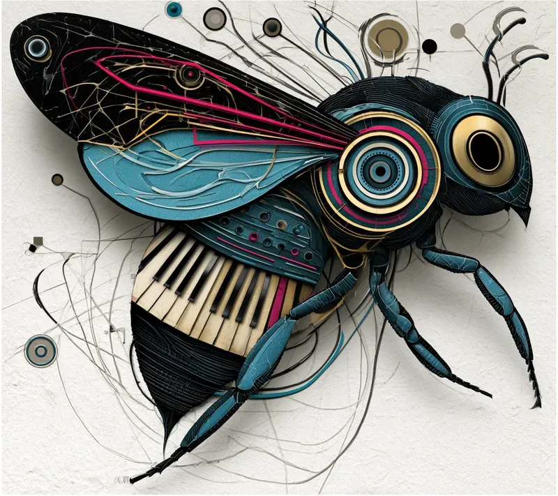 Modern Abstract Musical Illustrations