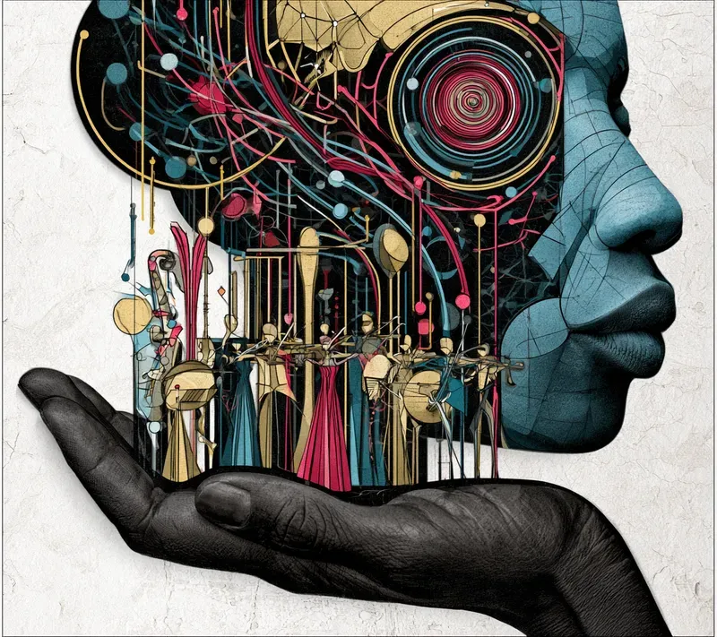 Modern Abstract Musical Illustrations