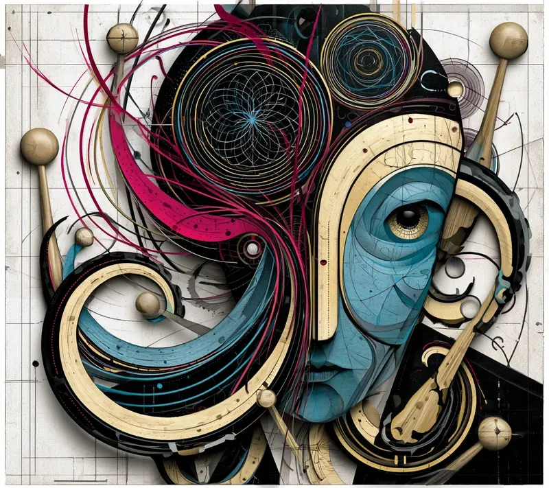 Modern Abstract Musical Illustrations