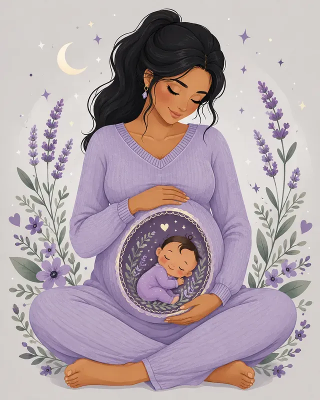Diverse Cartoon Baby Bump Art