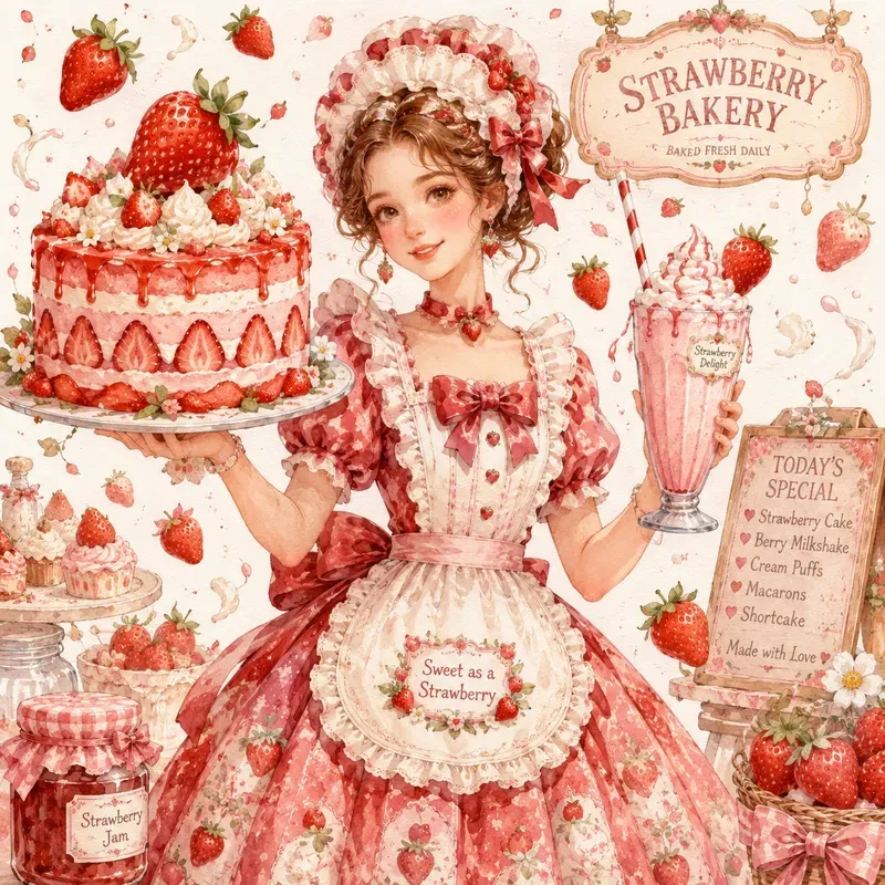 Vintage Watercolor Fashion Sets