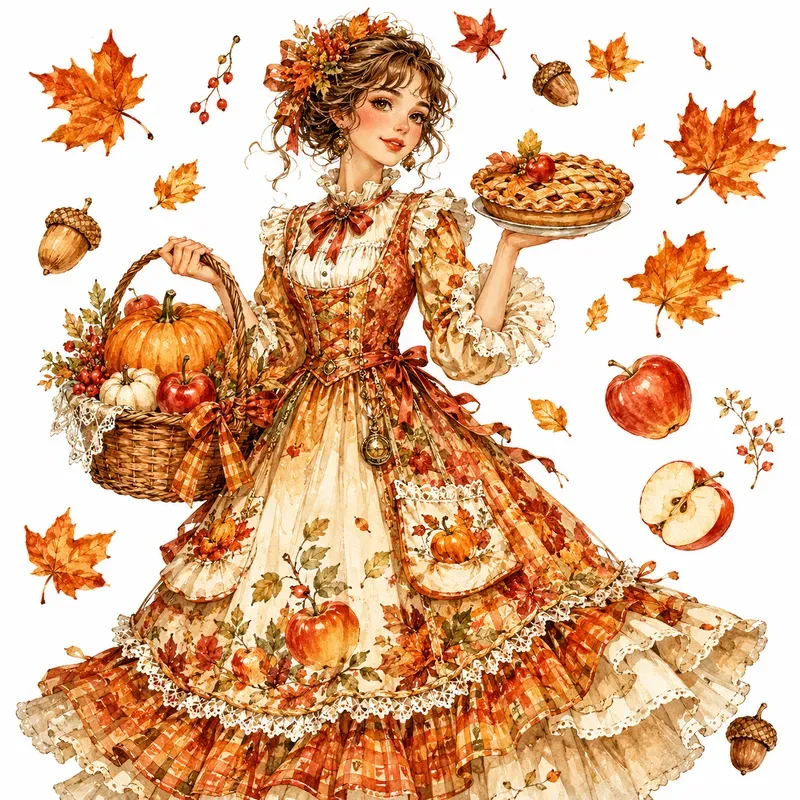 Vintage Watercolor Fashion Sets