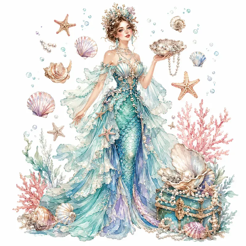 Vintage Watercolor Fashion Sets