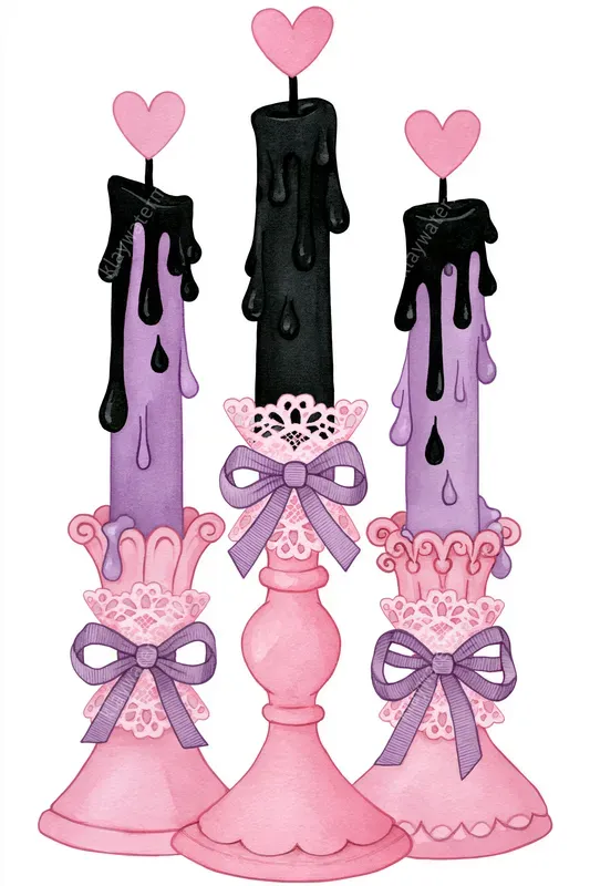 Bows After Midnight Halloween Cliparts