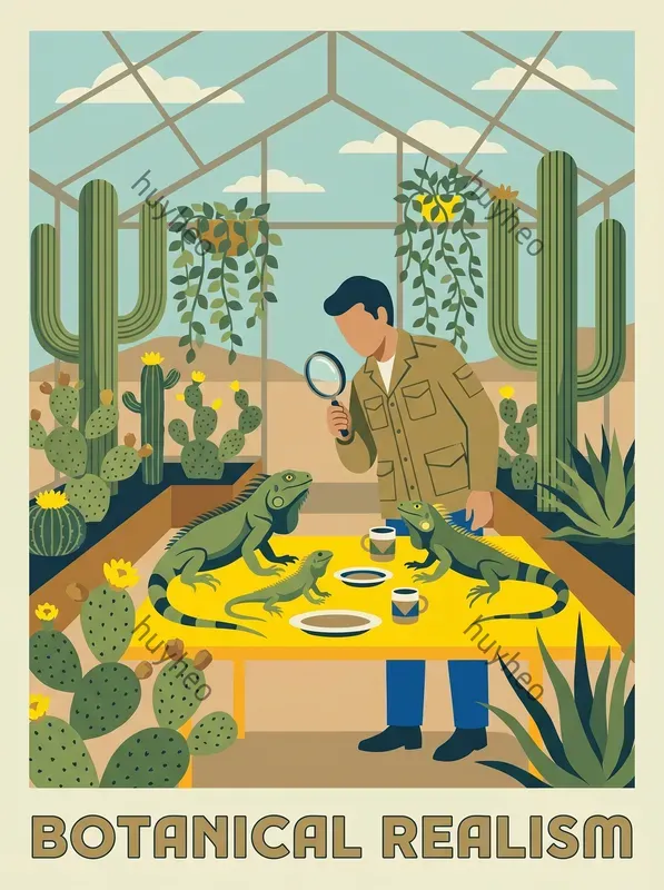 Retro Modern Botanical Illustrations