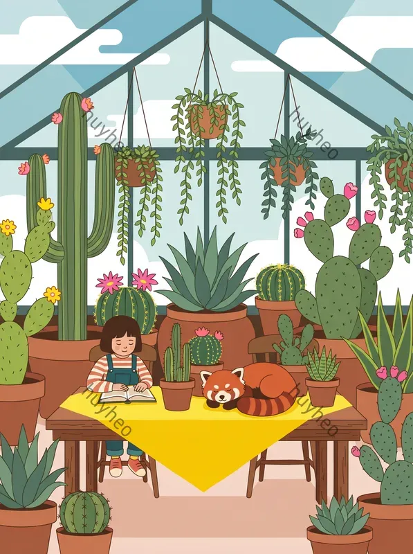 Retro Modern Botanical Illustrations