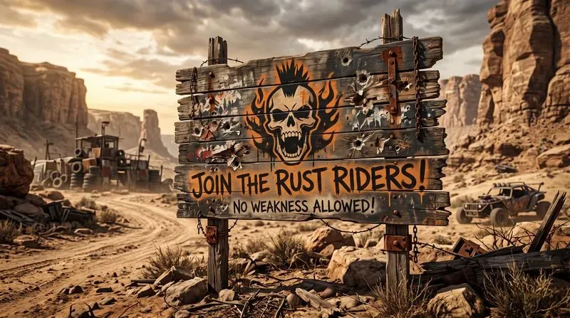 Apocalyptic Game Ad Signs