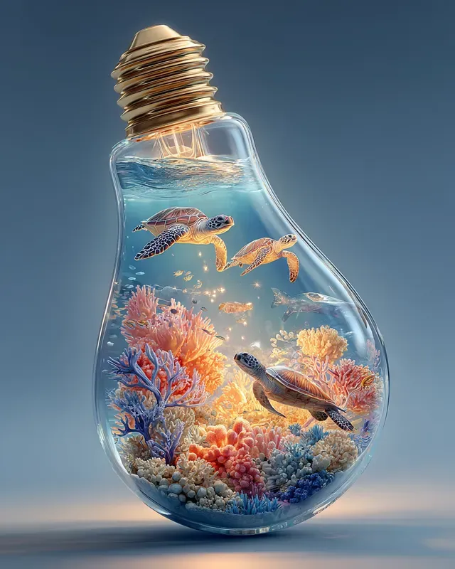 Sustainable Ecolightbulb Ecosystems