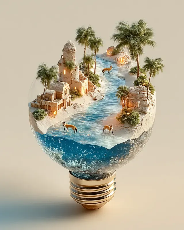 Sustainable Ecolightbulb Ecosystems