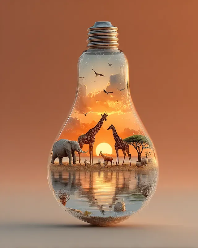 Sustainable Ecolightbulb Ecosystems