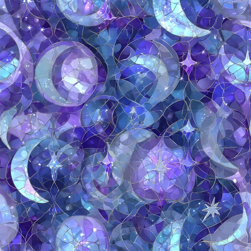 Stained Glass Seamless Patterns