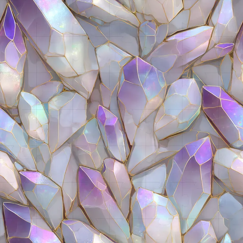 Stained Glass Seamless Patterns