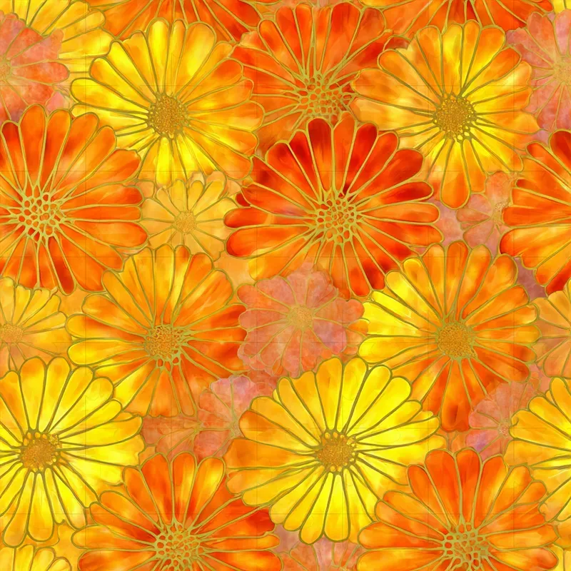 Stained Glass Seamless Patterns