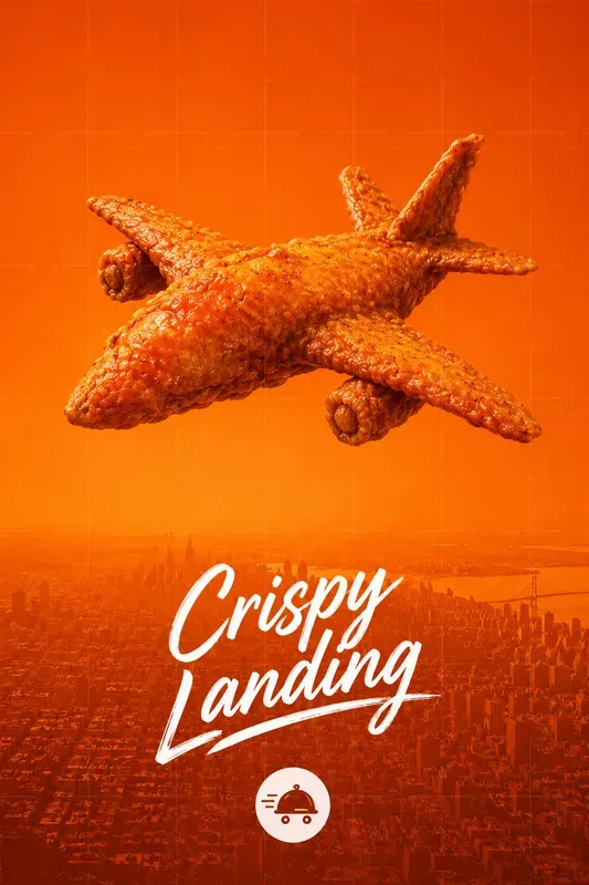 Conceptual Food Delivery Print Ads
