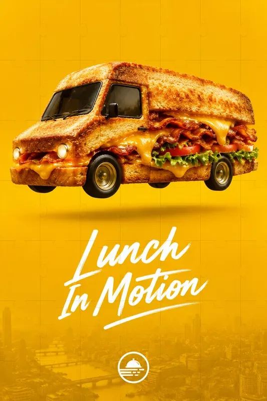 Conceptual Food Delivery Print Ads