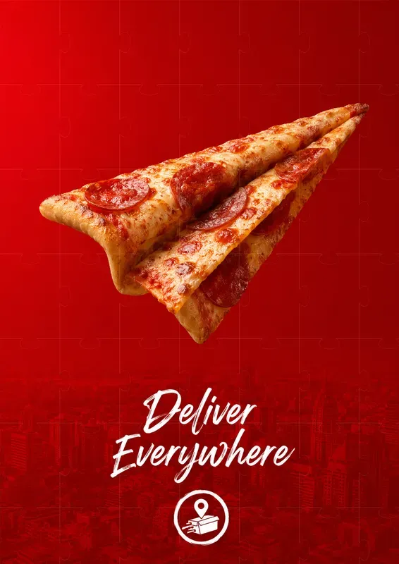 Conceptual Food Delivery Print Ads