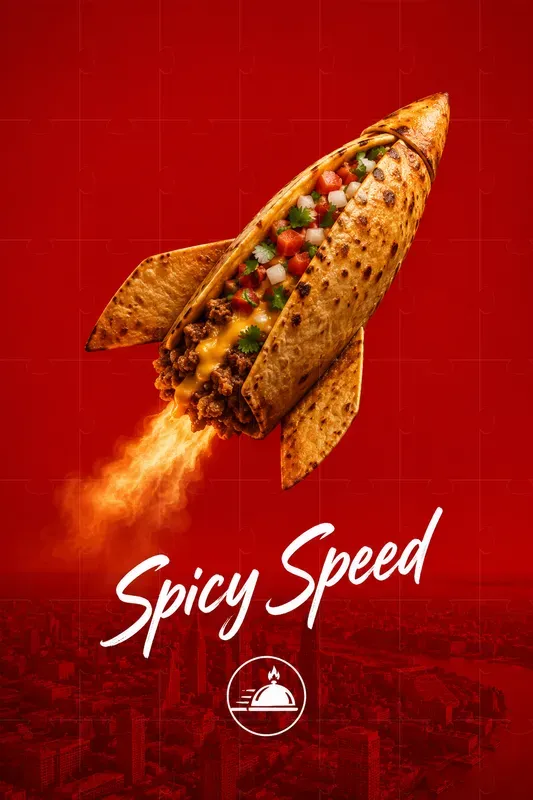 Conceptual Food Delivery Print Ads