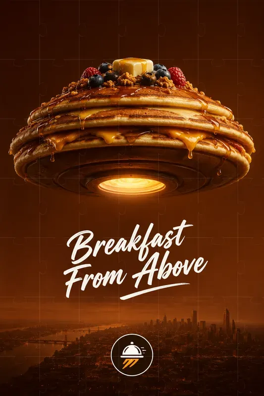 Conceptual Food Delivery Print Ads