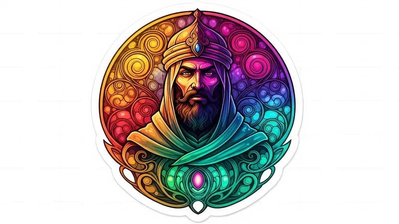 Opulent Psychedelic Stickers