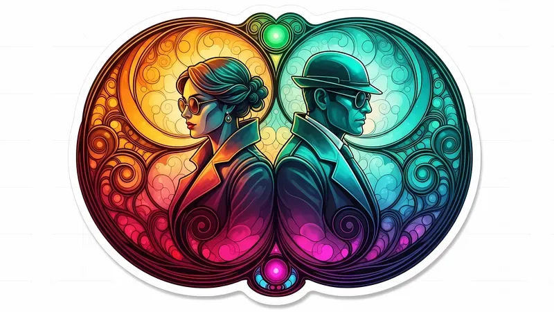 Opulent Psychedelic Stickers