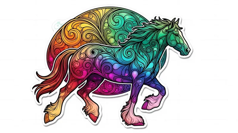 Opulent Psychedelic Stickers