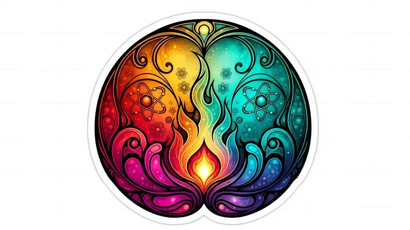 Opulent Psychedelic Stickers