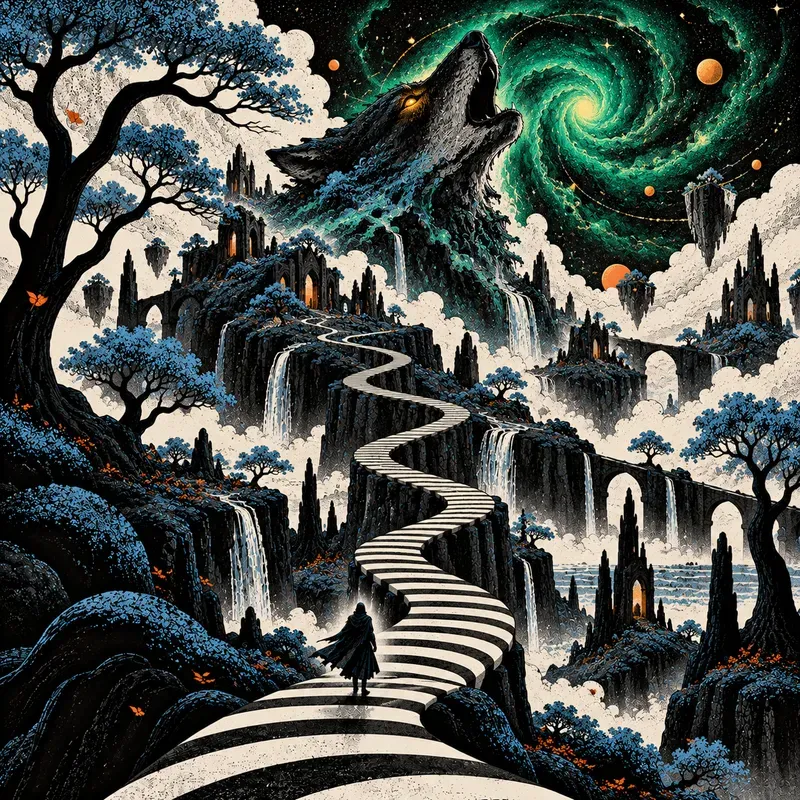 Surrealist Dreamscape Character Series