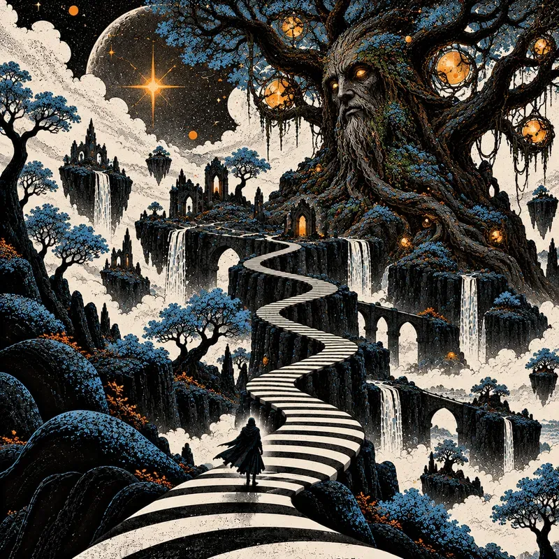 Surrealist Dreamscape Character Series
