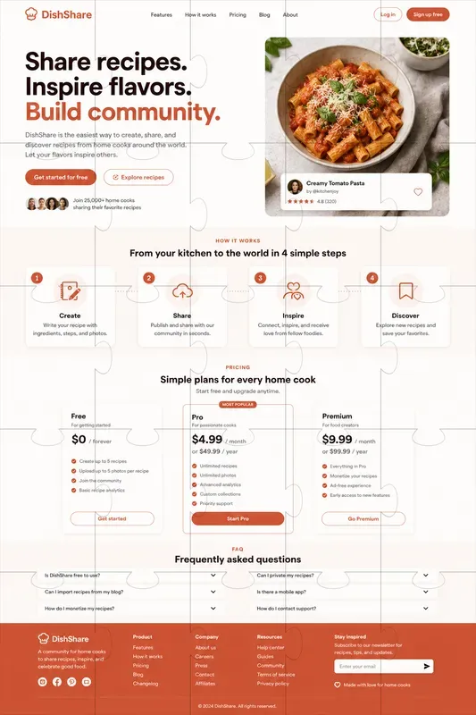 Modern Landing Page UI Designs