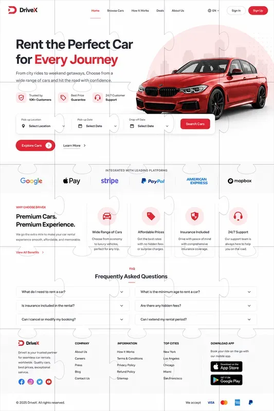 Modern Landing Page UI Designs