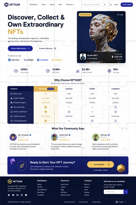 Modern Landing Page UI Designs