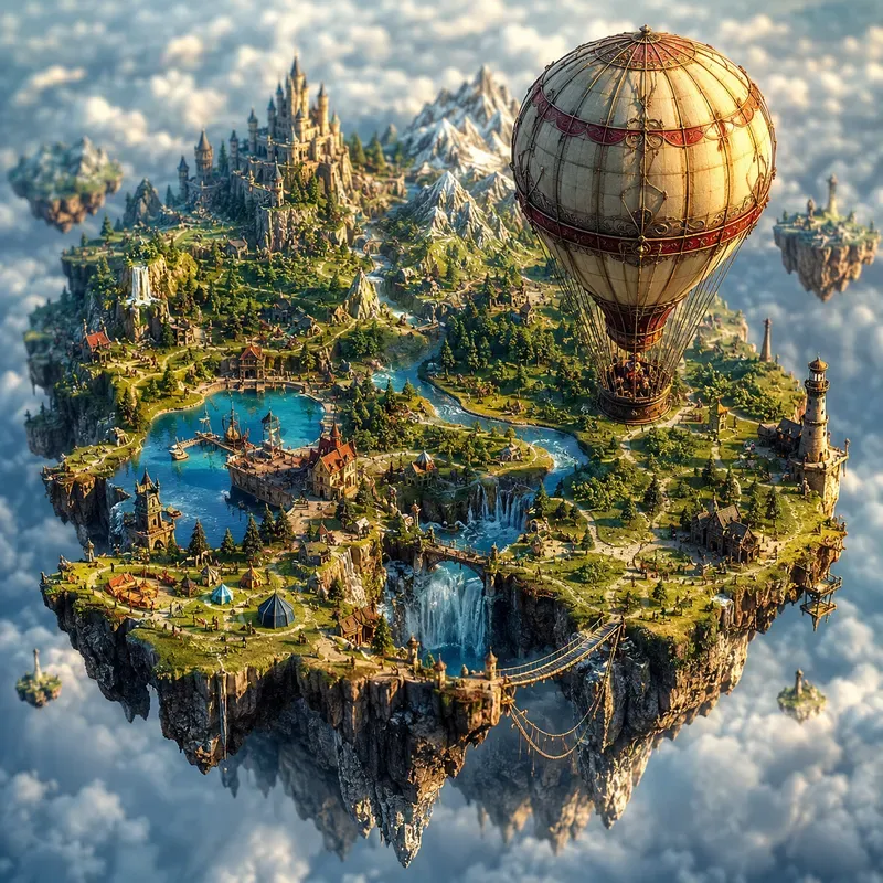 Miniature Travel Map Worlds
